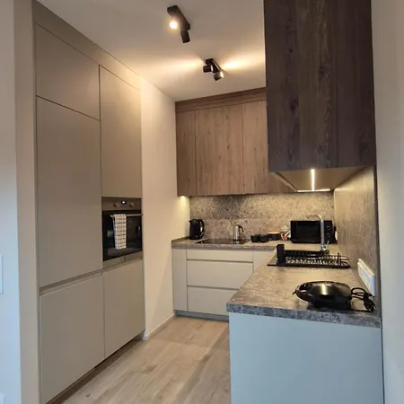 Luxurious Vanilla Apartment, Self Check-in 24h, Parking, Air-conditioning Apartment Poznan